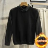 For the spring and autumn break, two sweaters and knitted tops are a must-have for men. 2024 new trendy casual outerwear for men Application Scenario